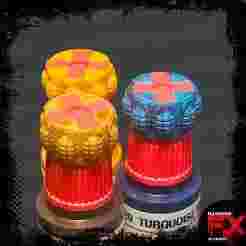 GRENADE - AK INTERACTIVE QUICK GEN COLOUR COLOR TRANSLUCENT BOTTLE SWATCH RING CAP - 18ML