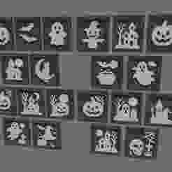 Halloween Picture Frames Package