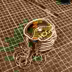 Harley Davidson HOG Chapter Keychain - Customizable