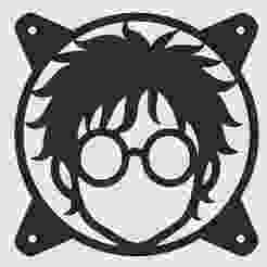 Harry Potter face – 120mm PC Mod fan cover