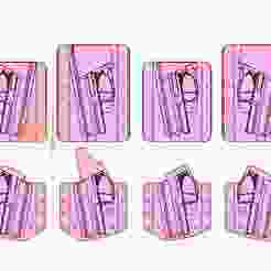 Heckler & Koch VK9 (SFP9) pancake style holster mold