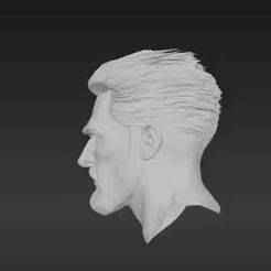 Highly Detailed Tough Guy Headsculpt 1/12 - Weathered Skin, Strong Jaw for Custom Figures