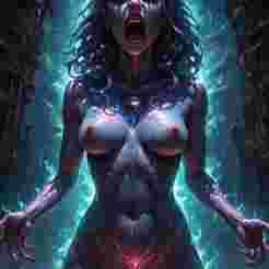 Horror girl lithophanes