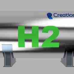 Hydrogen Storage Tank (H₂) – Educational & Decorative Miniature