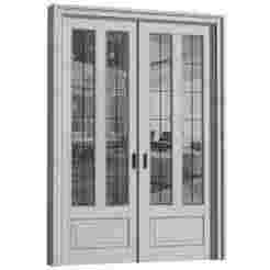 Interior sliding doors in Art Deco style. French Sliding partition