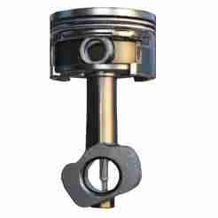 Internal Combustion Engine Piston and Connecting Rod