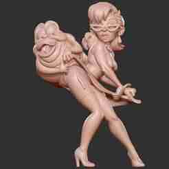 Janine Melnitz and Slimer