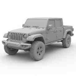 Jeep Gladiator 4x4 - car, vehicle, automobile, sports car, classic car, race car, toy car, RC car, 3D car model, sedan, SUV, pickup truck, convertible, hatchback, coupe, luxury car, supercar, electric car, 4x4, car toy, RCcar body / RC car shell, slot car