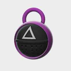 Key ring Squid Games - The squid game - triangle