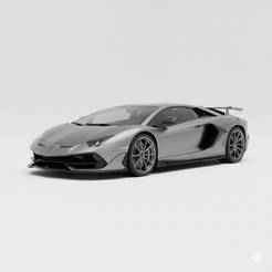 Lamborghini Aventador SVJ - car, vehicle, automobile, sports car, classic car, race car, toy car, RC car, 3D car model, sedan, SUV, pickup truck, convertible, hatchback, coupe, luxury car, supercar, electric car, 4x4, car toy, RCcar body / RC car shell, s