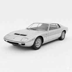 Lamborghini Islero S - car, vehicle, automobile, sports car, classic car, race car, toy car, RC car, 3D car model, sedan, SUV, pickup truck, convertible, hatchback, coupe, luxury car, supercar, electric car, 4x4, car toy, RCcar body / RC car shell, slot c
