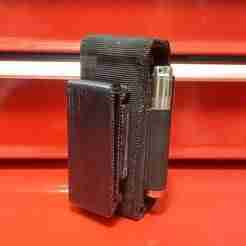 Leatherman Nylon Sheath Belt Clip & MOLLE Adapter STL 3D Model