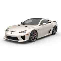 Lexus LFA - car, vehicle, automobile, sports car, classic car, race car, toy car, RC car, 3D car model, sedan, SUV, pickup truck, convertible, hatchback, coupe, luxury car, supercar, electric car, 4x4, car toy, RCcar body / RC car shell, slot car, model k