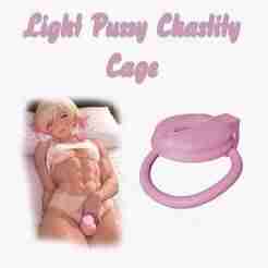 Light Pussy Chastity Cage