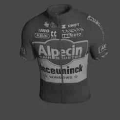 litho of the Alpecin jersey
