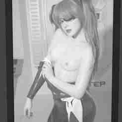 litofania cosplay Asuka (Evangelion)