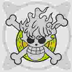 Luffy flag gear 5 – Multicolor AMS Ready | 120mm Anime PC Mod