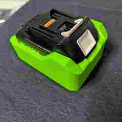 Makita 18v LXT 3.0ah, 4.0ah, 5.0ah, and 6.0ah Battery Rubberized Magnetic Base (DIGITAL FILE!)