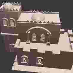 Mansion. Bethlehem Portal. Diorama