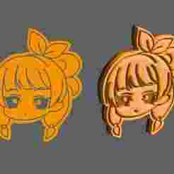 Mao Mao Cookie Cutter – The Apothecary Diaries Cosplay & Baking Fun (3D Model)