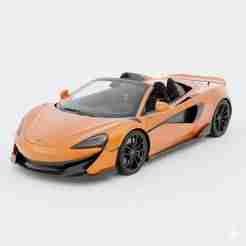 McLaren 600LT Spider - car, vehicle, automobile, sports car, classic car, race car, toy car, RC car, 3D car model, sedan, SUV, pickup truck, convertible, hatchback, coupe, luxury car, supercar, electric car, 4x4, car toy, RCcar body / RC car shell, slot c