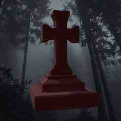memorial gothic cross