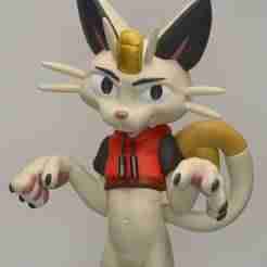Meowth 3d Print