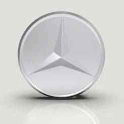 Mercedes-Benz 250 Hubcap (1982) - 3D Printable Replacement