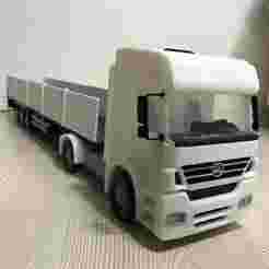 MERCEDES BENZ AXOR ACTROS 1840 FULLY PRİNTABLE TRUCK 1:24 MODEL