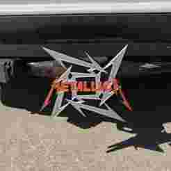 Metallica Giant Awesome Hitch Cover (2 Inch Tailer Hitch Cover) BIG, 9.7 Inches!