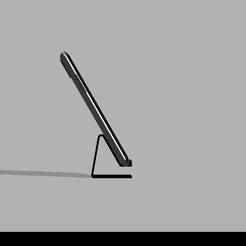 Minimalist Phone Stand - 3D Print Mobile Holder (No Supports, Easy Print)