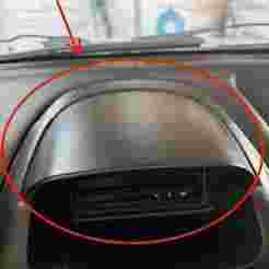 Mitsubishi Carisma clock radio cover