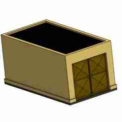 Modular garage set in H0 scale