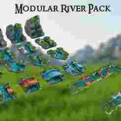 Modular River Pack  28 mm Tabletop Terrain