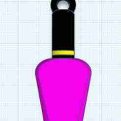 NAIL POLISH KEY RING