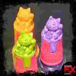 NEKO LUCKY CAT - AK INTERACTIVE QUICK GEN COLOUR COLOR TRANSLUCENT BOTTLE SWATCH SUPER MINI CAP - 18ML