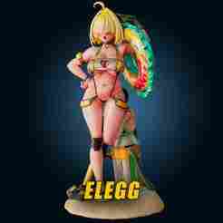 Nikke Elegg Super Curvy 3D Print Model