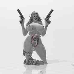 nude vampire girl with pistols mouth vagina big boobs