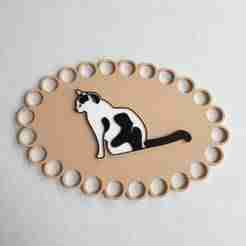 Organisateur de fils de broderie -- Cross stitch thread organizer -- 24 holes