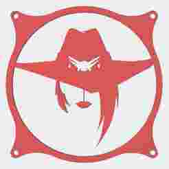 Overwatch Ashe 120mm Fan Cover