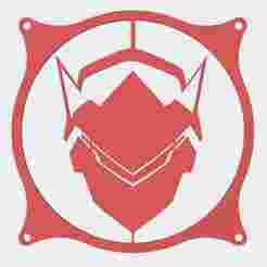 Overwatch Genji 120mm Fan Cover