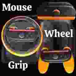 Pack accessories Nintendo Switch 2 / grip + steering wheel + mouse