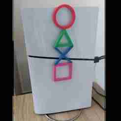 PlayStation Button Vertical Side Decoration