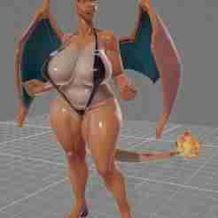 PokeFurry Waifus Pack: Charimommy (Charizard ), Delphox, Sylveon, Lopunny, Gardevoir
