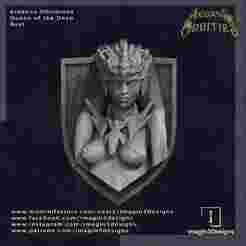 Pre-Supported Krakena Obsidiona, Squid Queen Bust