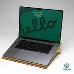 Premium Customizable Laptop Stand – Laser Cut Design