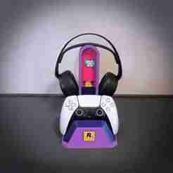 PS5 Headphone + Controller Stand - GTA 6
