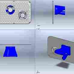 Qidi Plus 4, mainboard cooling fan duct and back plate