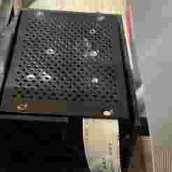 Raspberry Pi 4 Metal Case Holder with camera lead cutout.  Mounts to Ender series printers.