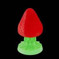 realistic dildo strawberry plug
